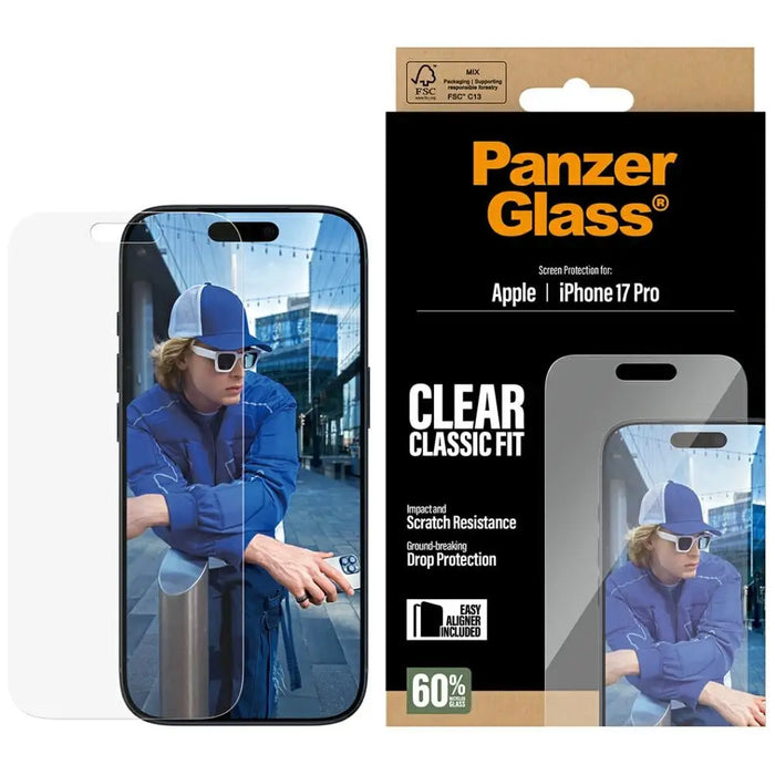 Закалено стъкло PanzerGlass Classic Fit EasyAligner