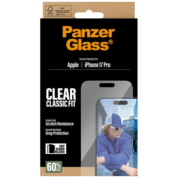 Закалено стъкло PanzerGlass Classic Fit EasyAligner