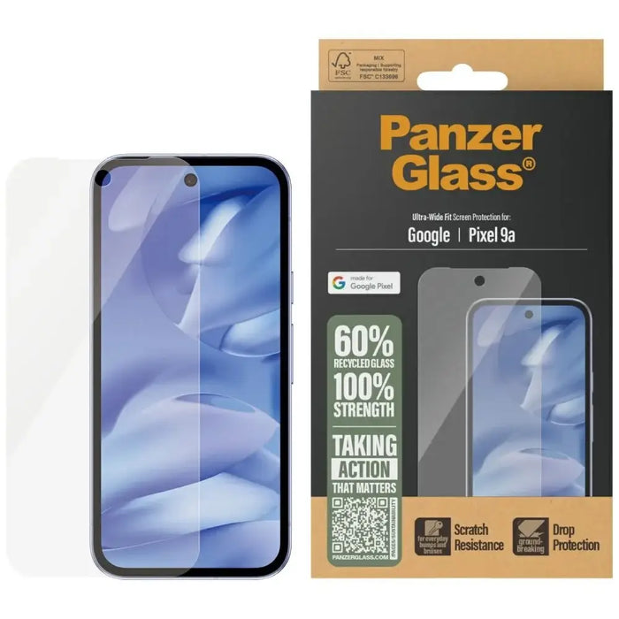 Закалено стъкло PanzerGlass Ultra Wide Fit за Google Pixel
