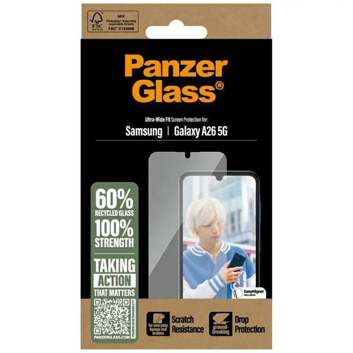 Закалено стъкло PanzerGlass Ultra Wide Fit за Samsung