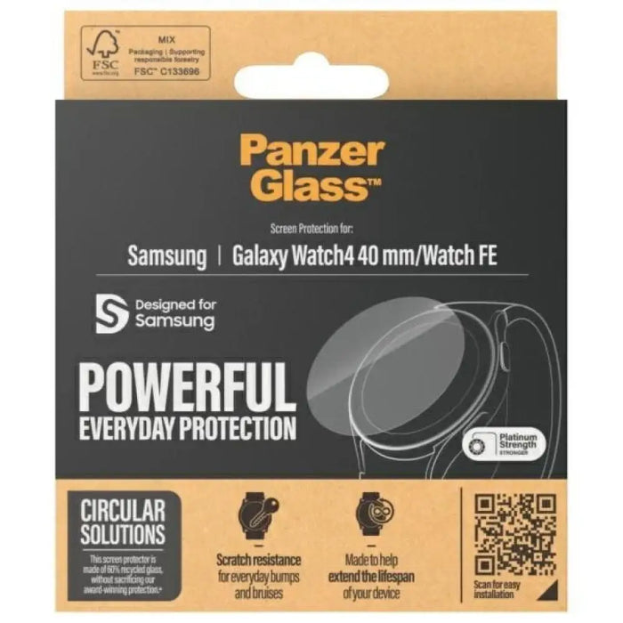 Закалено стъкло PanzerGlass за Samsung Galaxy Watch 4 (40mm)