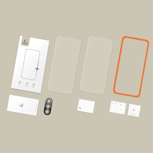 Закалено стъкло Tech-Protect Easy Set+ 3-pack за Samsung