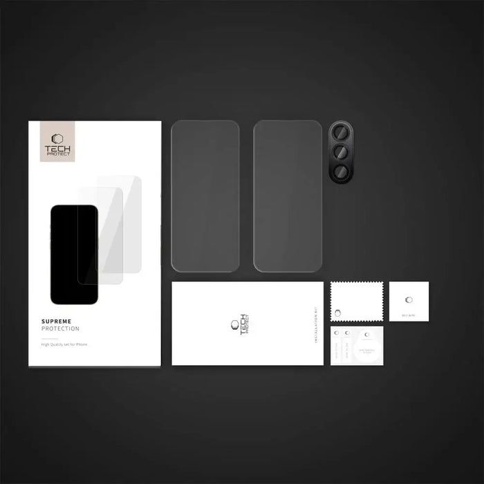 Закалено стъкло Tech-Protect Supreme Set за Samsung Galaxy