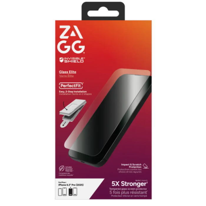 Закалено стъкло ZAGG Invisibleshield Glass Elite за iPhone