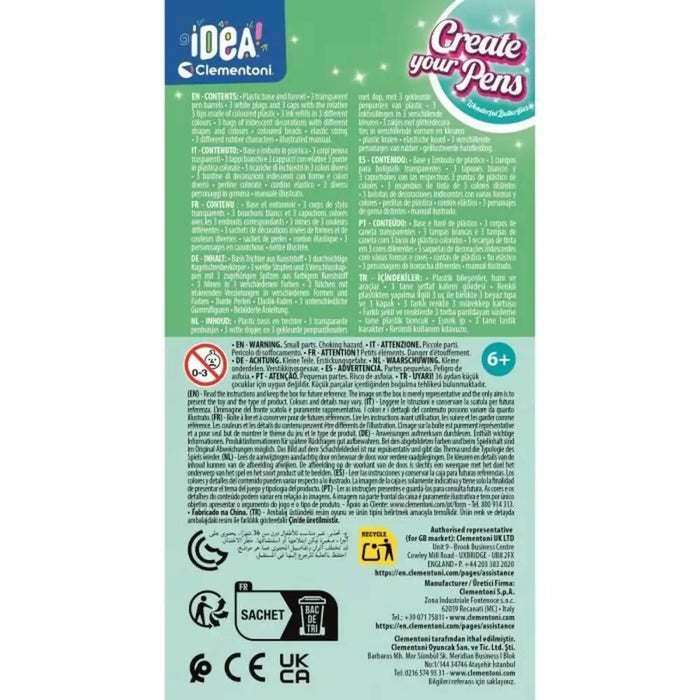 Занаятчийска игра Clementoni CReate you Pens Wonderful