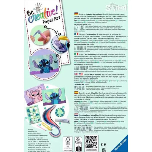 Занаятчийска игра Ravensburger Be creative! Paper Art Stitch