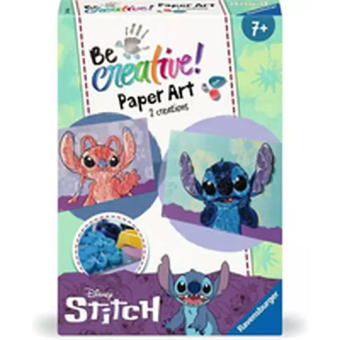 Занаятчийска игра Ravensburger Be creative! Paper Art Stitch