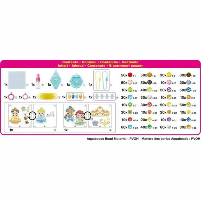 Занаятчийска игра Aquabeads My Disney princesses accessories