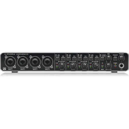 Записващ аудио интерфейс Behringer UMC404HD