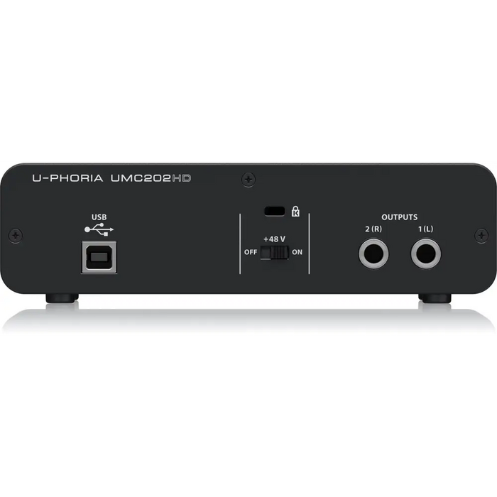 Записващ аудио интерфейс Behringer UMC202HD