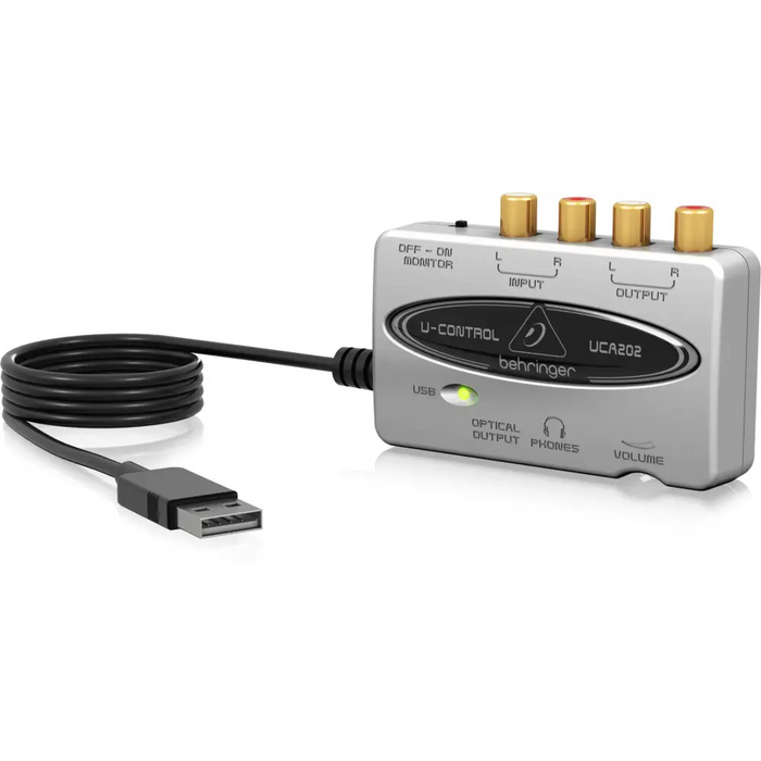 Записващ аудио интерфейс Behringer UCA202