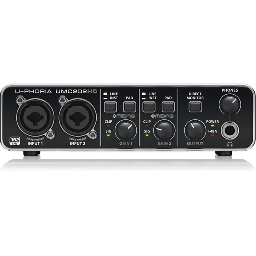 Записващ аудио интерфейс Behringer UMC202HD