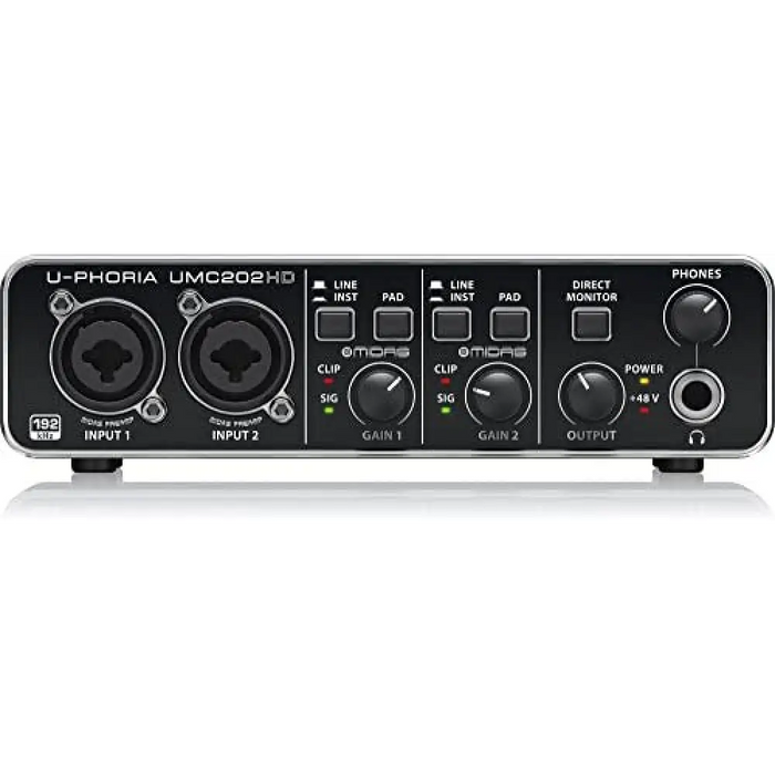 Записващ аудио интерфейс Behringer UMC202HD