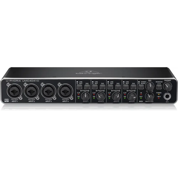 Записващ аудио интерфейс Behringer UMC404HD