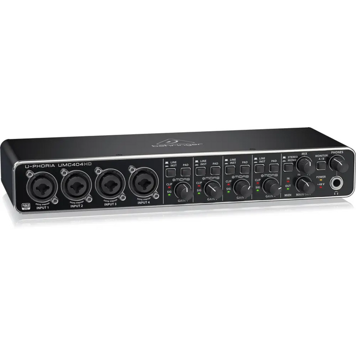 Записващ аудио интерфейс Behringer UMC404HD