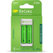 Зарядно GP BATTERIES E211 + 2 * 2100mAh AA За 2 броя NiMH