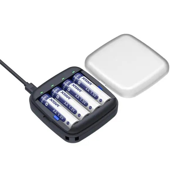 Зарядно у-во XTAR ET4S USB MICRO Charger LiIon &