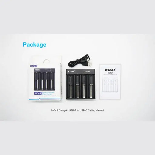Зарядно у-во XTAR MC4S USB Type-C Universal