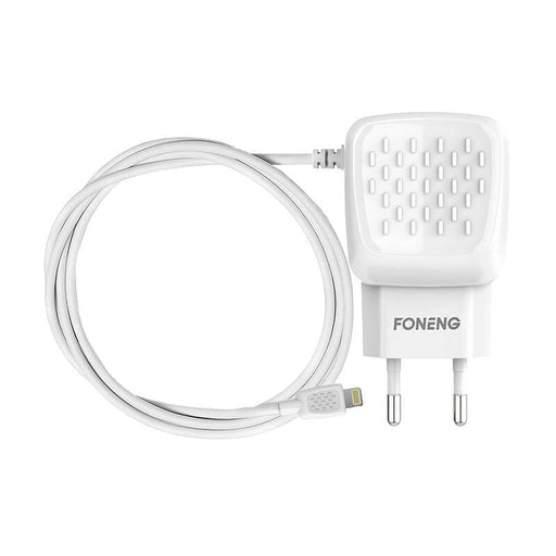 Зарядно устройство Foneng EU25. 2х USB-A 2.4A с Lightning