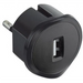 Зарядно устройство Legrand 50681 USB 1.5A 5V 230V черно