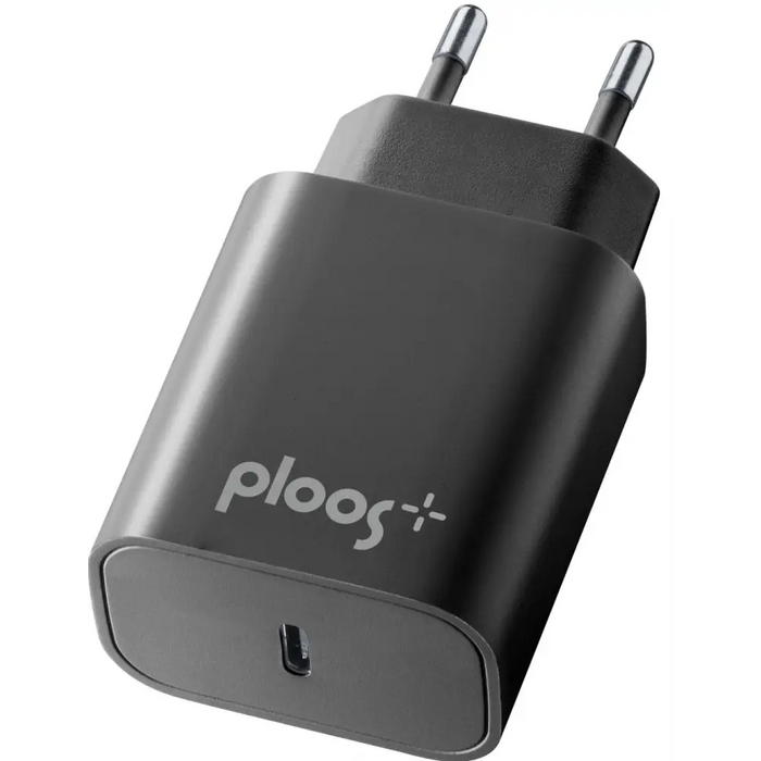 Зарядно устройство PLOOS 220V USB-C 20W черно