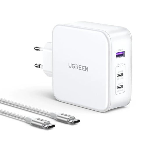 Зарядно устройство Ugreen Nexode CD289 GaN USB-A / 2x USB-C