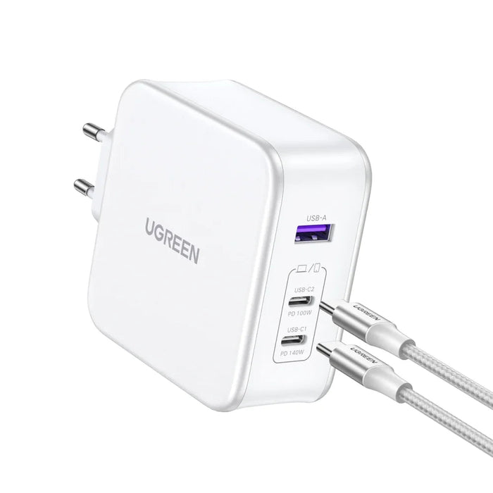 Зарядно устройство Ugreen Nexode CD289 GaN USB-A / 2x USB-C