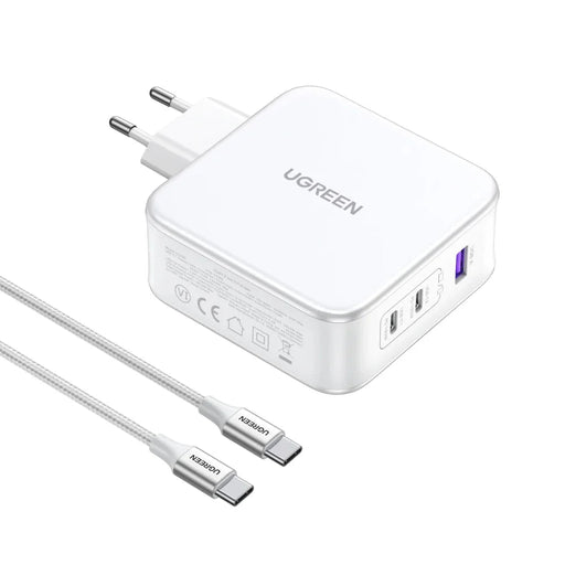 Зарядно устройство Ugreen Nexode CD289 GaN USB-A / 2x USB-C