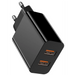 Зарядно устройство X-MART Dual USB CHARGER 18W Black