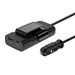 Зарядно за кола Budi 105W USB + USB - C PD QC 3.0 черно