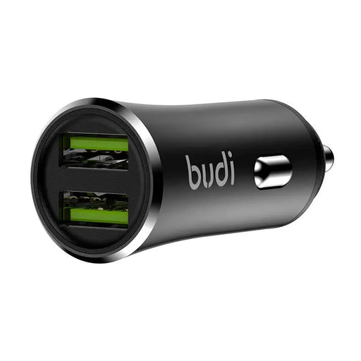 Зарядно за кола Budi 2x USB 2.4A с 3в1