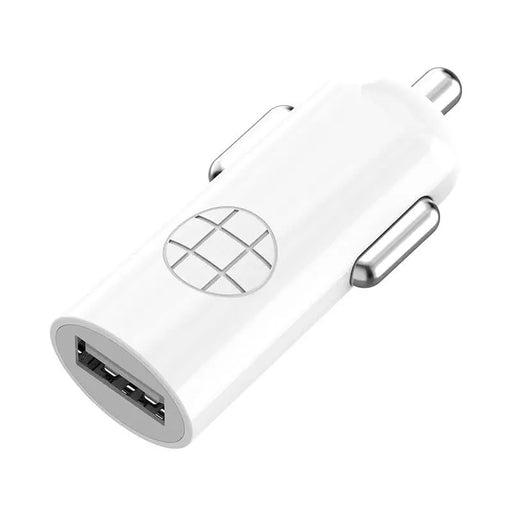 Зарядно за кола Budi LED 1x USB 2.4A бяло