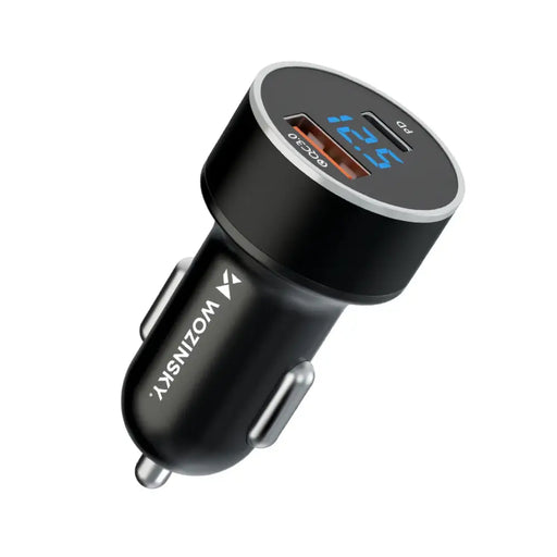 Зарядно за кола Wozinsky WDCCAC USB-C USB-A 36W черно