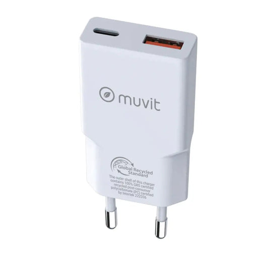 Зарядно за стена Muvit for Change HC-263 Бял 18 W 30 W
