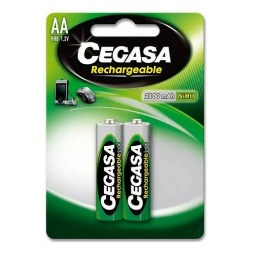 Зареждащи се батерии Cegasa 104371 2100 mAh (2 uds)