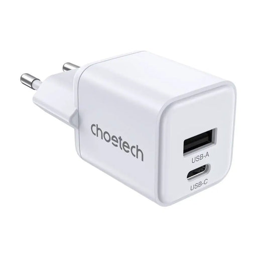 Зарядни Choetech PD30W 1x USB-C 1x USB-A бяло