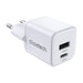 Зарядни Choetech PD30W 1x USB-C 1x USB-A бяло