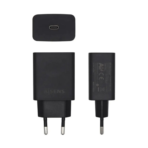 Зарядно Aisens ASCH-1PD20-BK Черен 20 W USB-C