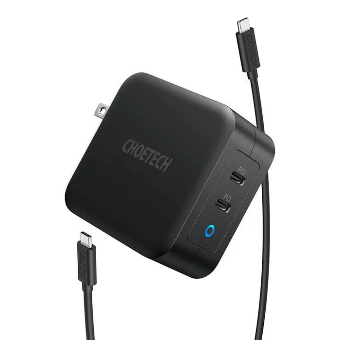 Зарядно Choetech PD6008 2xUSB-C PD 100W GaN