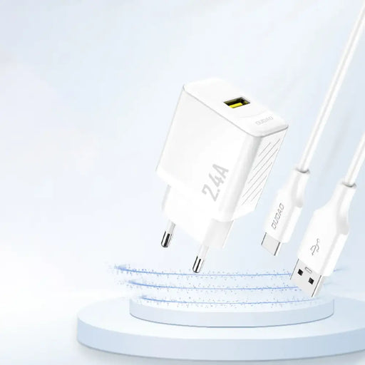 Зарядно Dudao A23 2.4A USB-A - Бяло