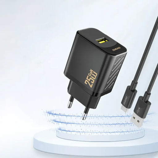 Зарядно Dudao A27S 25W GaN USB-A - Бяло