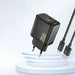 Зарядно Dudao A27S 25W GaN USB-A - Бяло