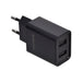 ЗАРЯДНО ОТ ЕЛ. МРЕЖА 2 X USB 5V/2.4A TEKMEE FAST CHARGE