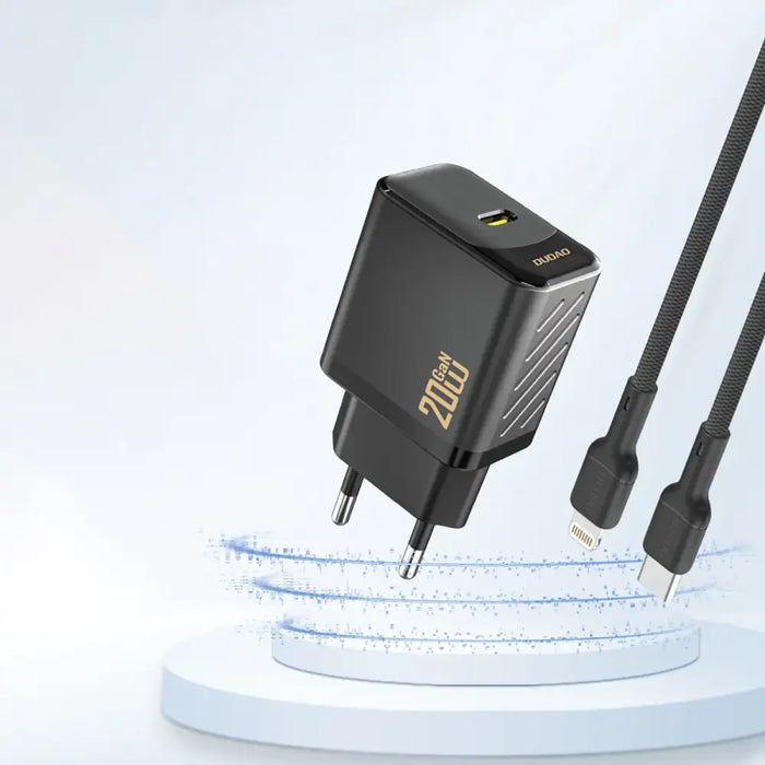 Зарядно устройство Dudao A26 PD20W GaN USB-C - черно