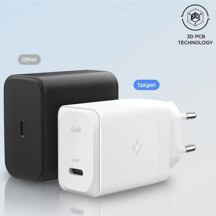 Зарядно устройство Spigen ArcStation Pro + USB-C 65-W кабел