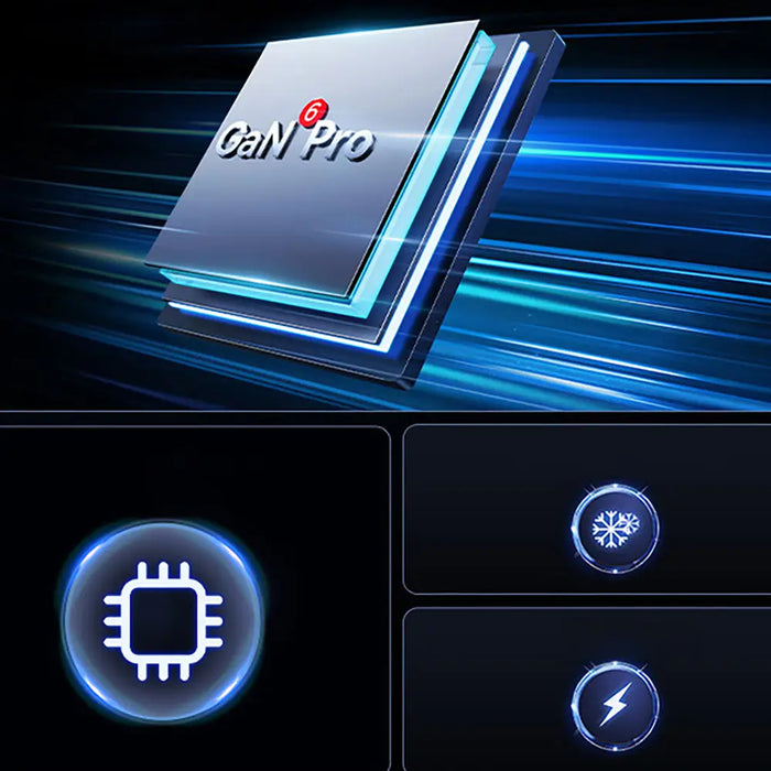 Зарядно устройство Baseus GaN6 Pro 100W 2 x USB-C 2 x USB-A