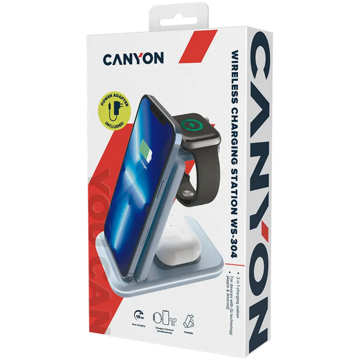 Зарядно устройство CANYON CNS-WCS304BL