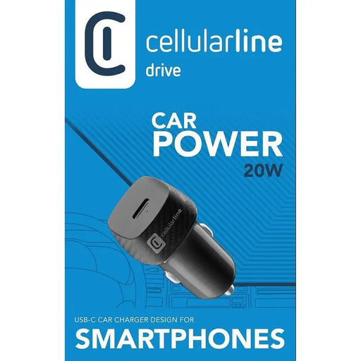 Зарядно устройство Cellularline 12V USB-C 20W CBRUSBCPD20WK