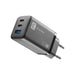 Зарядно устройство Cellularline 220V PD GaN USB 2xUSB-C 65W