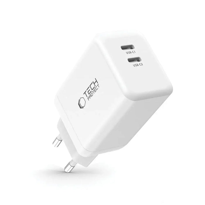 Зарядно устройство Tech-Protect NC45W-GAN 2-PORT PD45W
